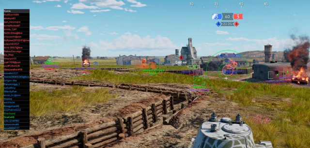 Test Drive practice vs ranked War Thunder hack — War Thunder hack gameplay screenshot